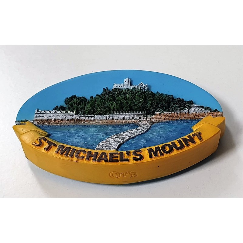 Thomas Benacci St. Michael's Mount Fridge Magnet - Cornwall Tidal