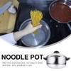 MAGICLULU Stainless Steel Noodle Pot with Lid Lightweight Cooking Pot