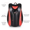 mjmoto Motorcycle Backpack Waterproof Large Capacity Carbon Fiber Rider Backpack