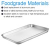 Cookie Sheet Baking Sheet Set of 3, Bastwe Commercial Grade