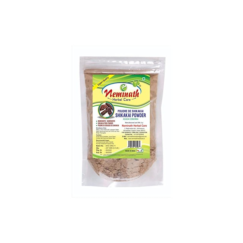 neminath herbal care Shikakai Pods (ACACIA CONCINNA) Powder for GORGEOUS