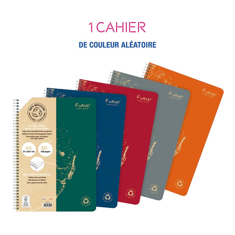 Clairefontaine - Ref 68406C - Forever 100% Recycled Wirebound Notebook
