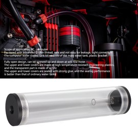 Water Cooling Reservoir 210mm Length Acrylic Plastic 3 Holes / 4 Thread Low Noise PC Cooling