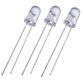 10 x Blue 3mm Ultra Bright LEDs Clear LED Bulb | UMTMedia®