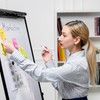Leddy Living 6 Erasable Magnetic Whiteboard Markers with Cap with