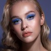 Erinde Single Dark Blue Eyeshadow Palette, Nude Tones Navy Blue