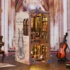 fifijoy Book Nooks, DIY Miniature Book Nook Kit Music, 3D