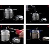 Alcohol Stove Burner with Tripod Stainless Steel A17