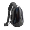 FANDARE Anti-Theft Chest Bag, Sling Bag with USB Charging Port,