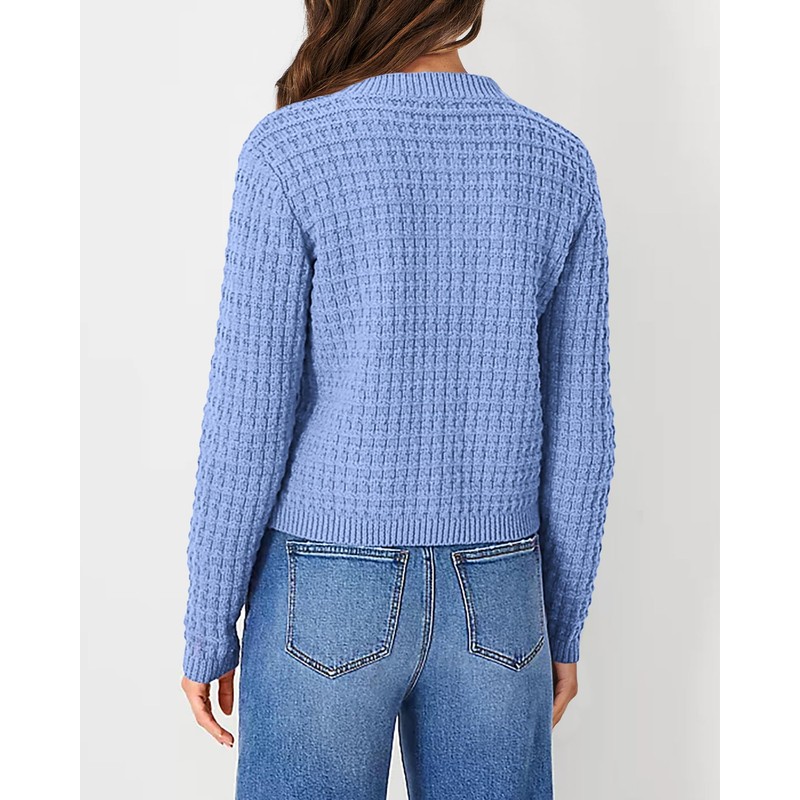 PRETTYGARDEN Women's Knit Cardigan Sweaters Casual Long Sleeve Open Front