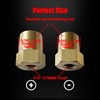 Ampper 3/8"-16 Thread Female Brass Battery Terminal Post Adapter Battery