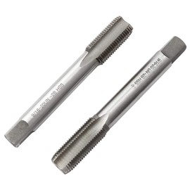 SM SunniMix Bicycle Pedal HSS Steel Thread Tap for Bike Crank, Cycling Bikes Maintenance Tool Kit, Silver Left Right