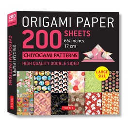 Origami Paper 200 sheets Chiyogami Patterns 6 3/4" (17cm): Tuttle Origami Paper: High-Quality Double Sided Origami Sheets Printed with 12 ... ... (Instructions for 6 Projects Included)