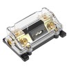 X AUTOHAUX Car Audio 250 Amp Inline ANL Fuse Holder