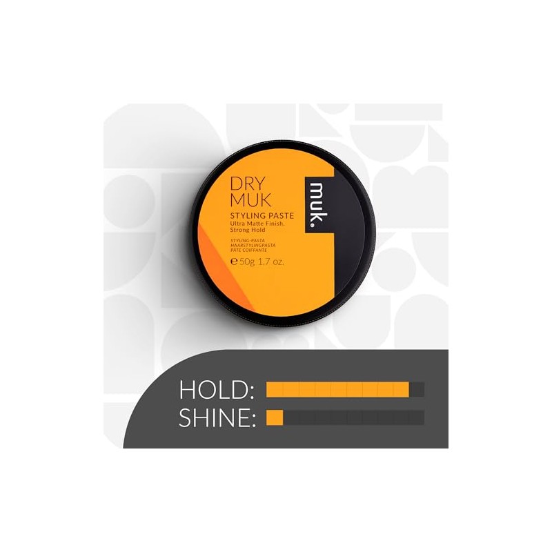 Muk Haircare Dry Strong Hold Styling Paste, 1.76 Ounce