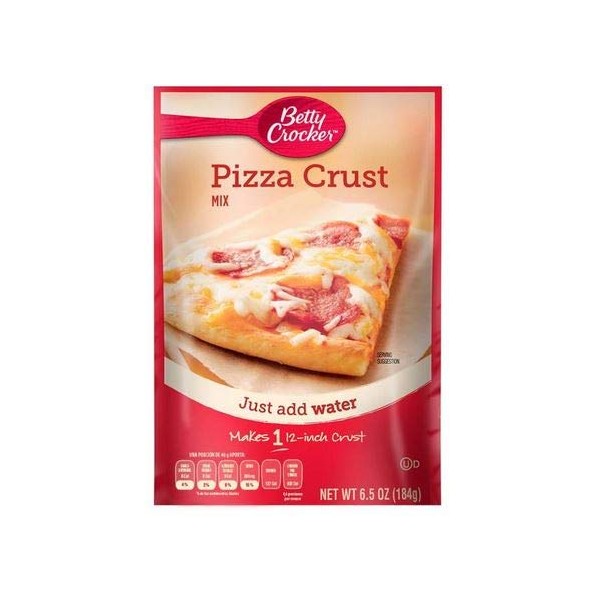 Harina para masa de pizza crust Betty Crocker (4 unidades)