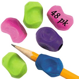 Bulk Training Pencil Grips Pencil Grip Trainer for Kids Handwriting Trainer Pencil Grips for Kids Handwriting Pencil Grippers 48 Assorted Colors Kids Pencil Grips Writing Aids Help Kids Write Better