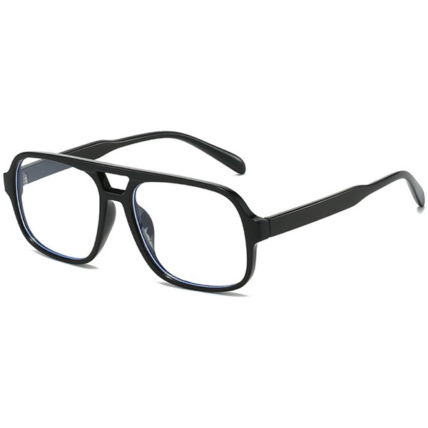 Kashm Retro Aviator Eyeglasses Frames for Women Men Trendy Non-prescription