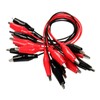 YFFSFDC Tester Wire 50cm 2 Colors 5 Alligator Clips Double