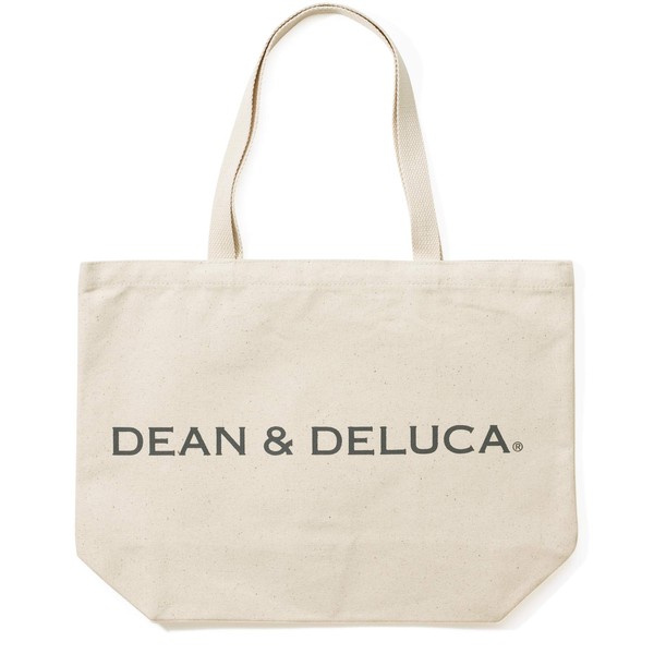 Dean & Deluca Tote Bag, Large, Natural, Women's, Men's, Solid,