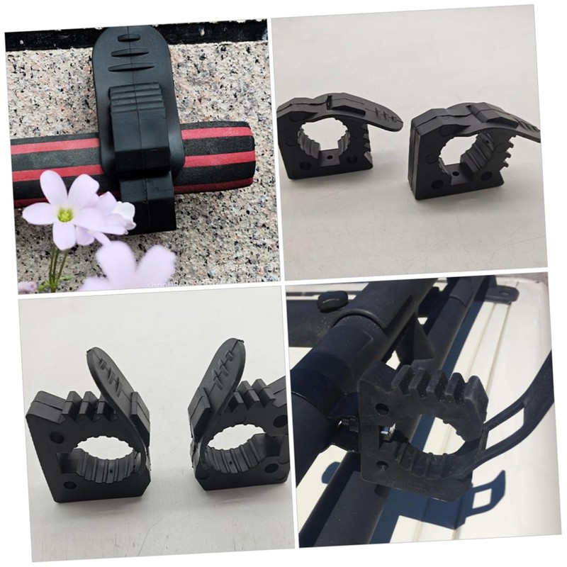 GRIRIW 2pcs Rubber Mounting Rubber Clamp Quick Release Clamp for