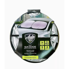 Autodrive Auto Drive Twist Sun Shade Car/Truck/SUV Universal Fit 2 Pc Brand New 31.5X28.5