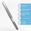Dissecting Tissue Thumb Forceps Tweezers 8" (20.32 cm), Blunt 1x2