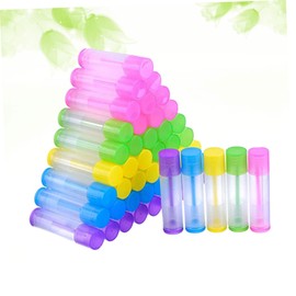 Vaguelly 100pcs Lip Balm Tubes Empty Lipstick Containers for DIY Makeup Capacity for Lip Balm Lipstick Body Butters and More