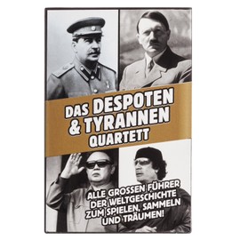 Tyrants and despots quartets card game with 32 of the most evil dictators in history (German version)