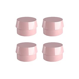 Ball Attachment Retentive Caps Soft, Pink 1.98lbs / 900gr (4 Pack)