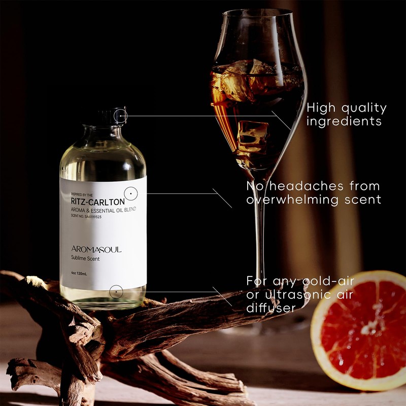 Hotel Diffuser Oil Inspired by Ritz-Carlton Scent - Premium Fragrance