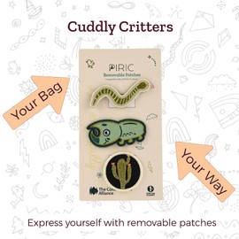 PIRIC Atlas 16 Kids Backpack - Customizable Recycled Polyester Outdoor, School, & Travel Bag for Children Ages 5-12 (Soft Salmon | Cuddly Critters)