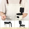 Suclain 3 Pcs Glass Coffee Station Organizer Set Coffee Containers