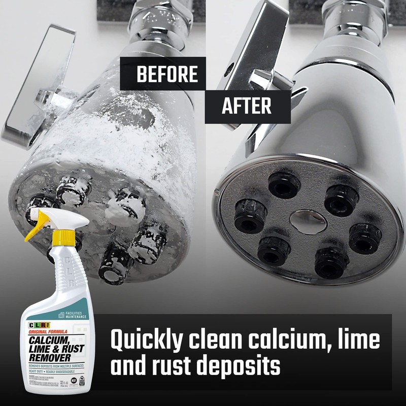 CLR PRO Calcium, Lime & Rust Remover - Quickly Removes