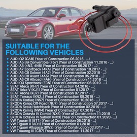 Dixhills Actuator Tank Cap Fuel Cap Drive Central Locking Replacement for A6 C8 4A2 4A5 4AH A5 B9 A8 4N2 4N8 Q2 Q3 Ibiza V KJ1 NS7 Car Accessories Part # 8V0862159 8V0862159A