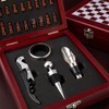 4-Piece Wine Accessories Set for Home Entertaining - Chessboard Wine