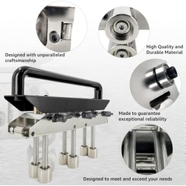 Edge Roller Bender, 3-Station, 0-90° Angle, 5/8 to 4 Inch Capacity, 29-22 Gauge Steel