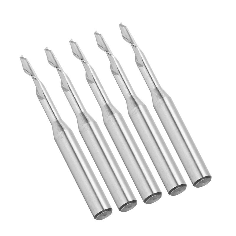 5pcs CNC Milling Machine Engraving Bit Milling Cutter Tungsten Steel
