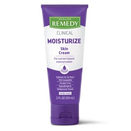 Medline Remedy Clinical Skin Cream, Nourishing Formula for Dry Skin, 2 oz., Pack of 24