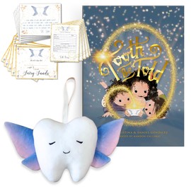 Tooth Fairy Pillow Kit w/Tooth Fairy Book for Kids, Fairy Letter Kit, & Tooth Fairy Pillow - Tooth Fairy Gifts for Girls & Boys - Tooth Be Told (Cute Softcover Book)