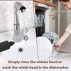 Rechargeable Milk Frother Handheld 3 Speed Coffee Foamer [3 Whisk]