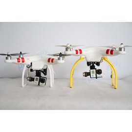 SummitLink Yellow Tall Extended Landing Gear Compatible for DJI Phantom 1 2 Vision Wide and High