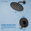Airuida Shower Faucet Set,8 Inch Round Rainfall Shower Head,SUS304 Stainless