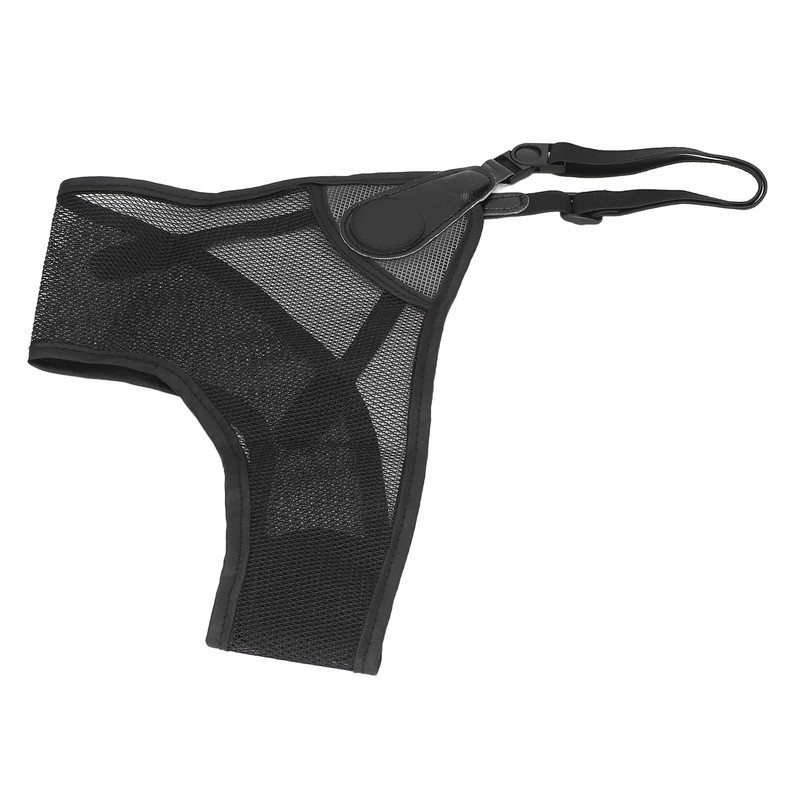 Archery Chest Guard Adjustable 3D Composite Mesh PU Leather Breathable