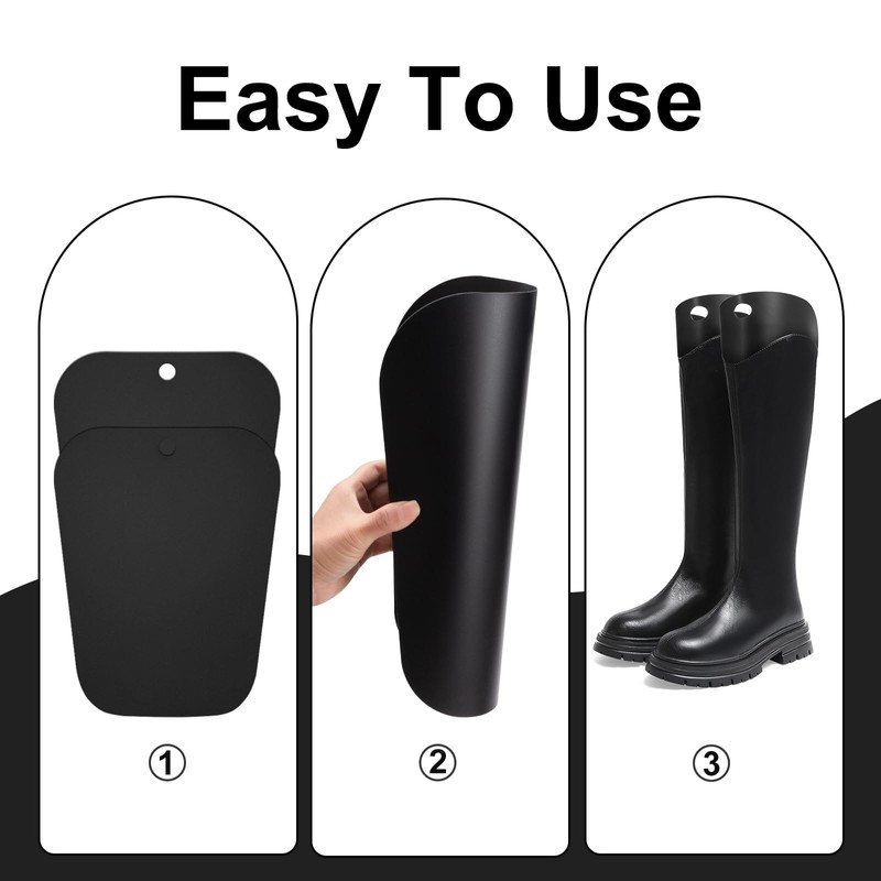 Boot Stretcher 10 Sheets Boot Shaper Reusable Plastic Boot Holder