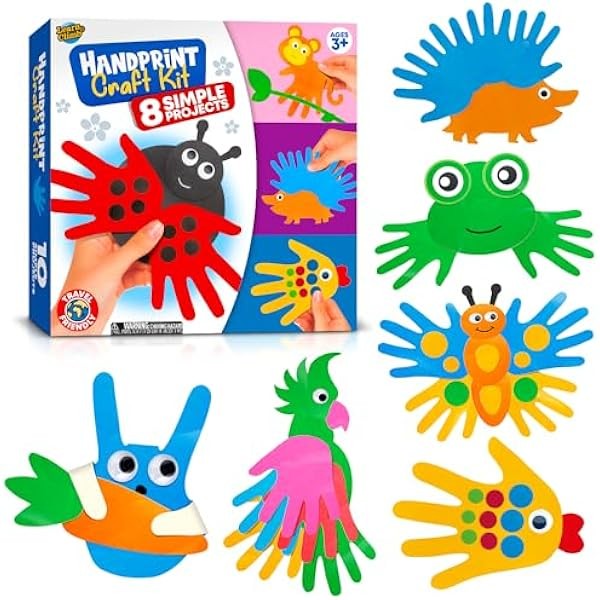 Arts and Crafts Kit for Toddlers Ages 3+ Years. Easy