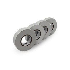 LPGLed Insulation Tape 4 Rolls of 25 m Each 1 - Thickness 0.15 mm Flame Retardant and Waterproof and Very Durable (White)