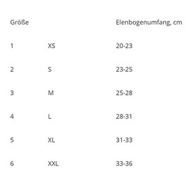 Ellenbogenbandage Neopren Ellenbogen Arm Gelenk Bandage Strumpf Schwarz 6-XXL