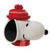 Enesco Peanuts Ceramics Snoopy Face Sculpted Canister Cookie Jar, 10.24