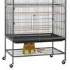 【All Size】Yaheetech 52″ H Large Parrot Cage Rolling Metal Bird